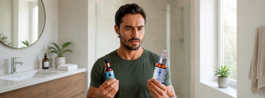 Tónico vs aceite de barba: diferencias y cuándo usar cada uno
