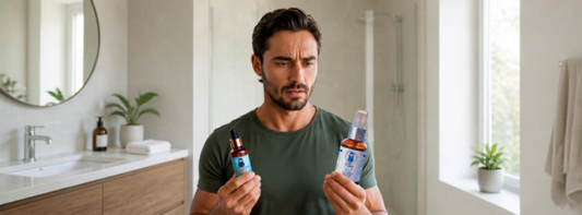 Tónico vs aceite de barba: diferencias y cuándo usar cada uno