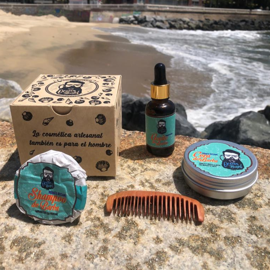 Box Barbón Completo para el Cuidado de Barba: Fija, Nutre y Limpia tu Barba