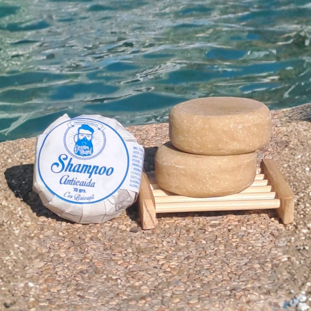 Shampoo Sólido Anticaída – Baicapil, Ortiga Blanca y Gluconolactona