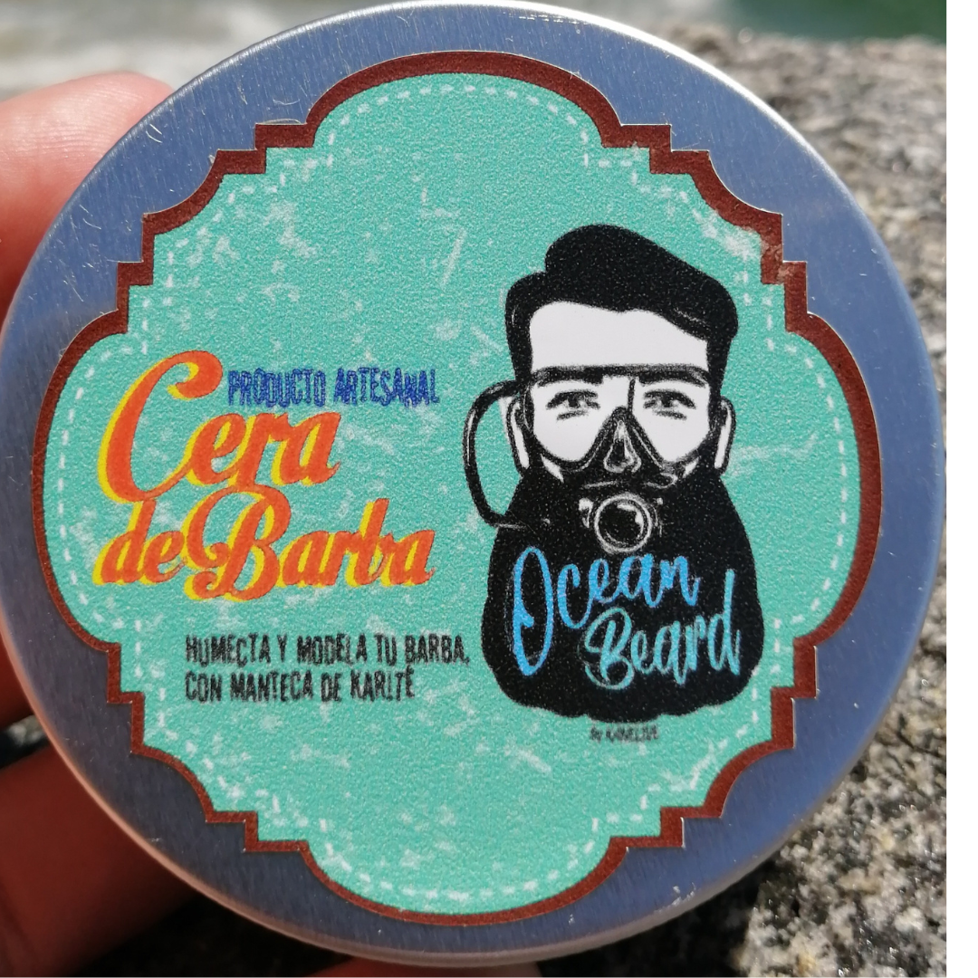 Cera de Barba Natural fijación suave y duradera
