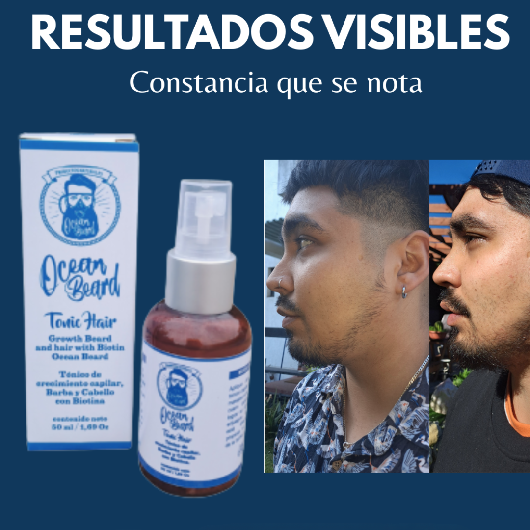 Pack 2 Meses Crecimiento de Barba & Cabello con Biotina